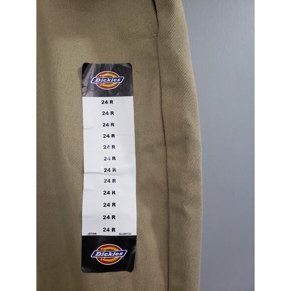 NEW Dickies Khaki‎ 774 Work Pants Low Rise Straight Leg 24R -00098 khaki beige - Picture 4 of 5